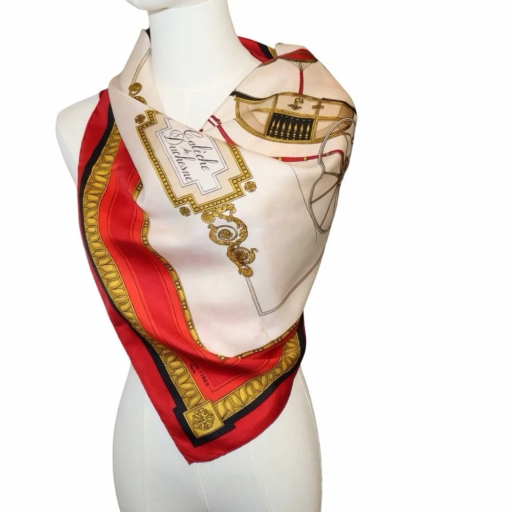 Vintage Bianchini Freire Paris Royal Square Scarf